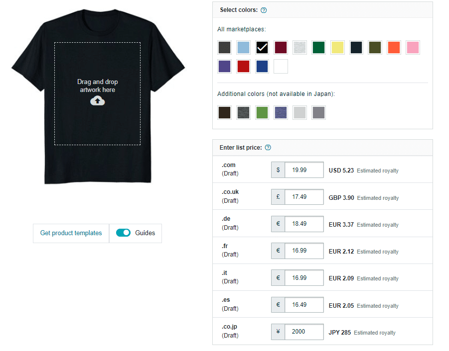 amazon shirt price