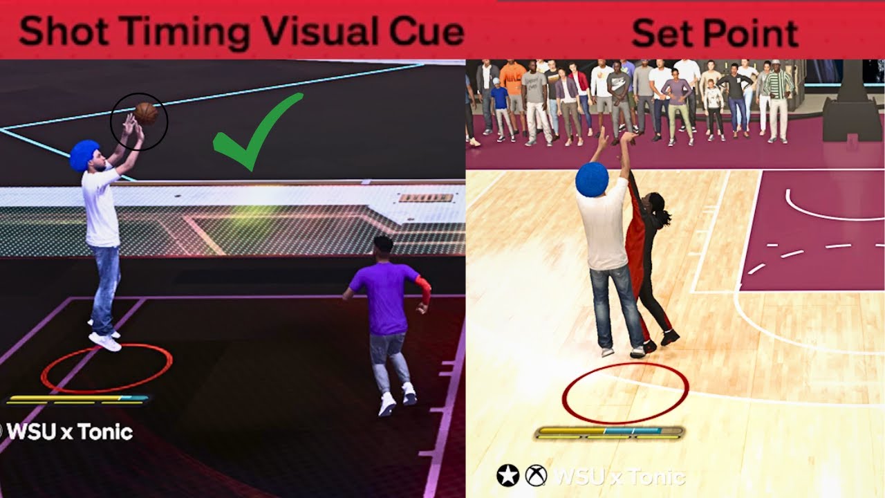 shot timing visual cue 2k24