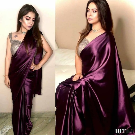 satin saree uk