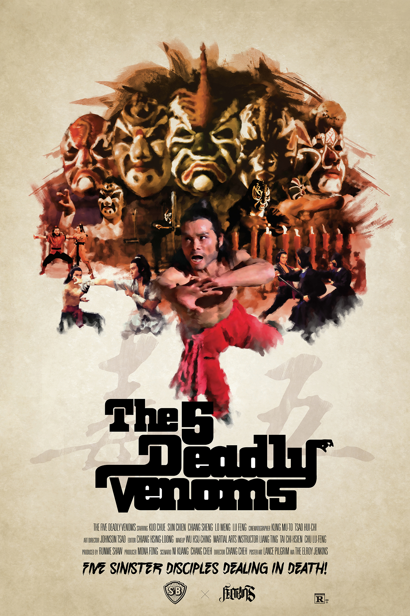 kung fu movie five deadly venoms