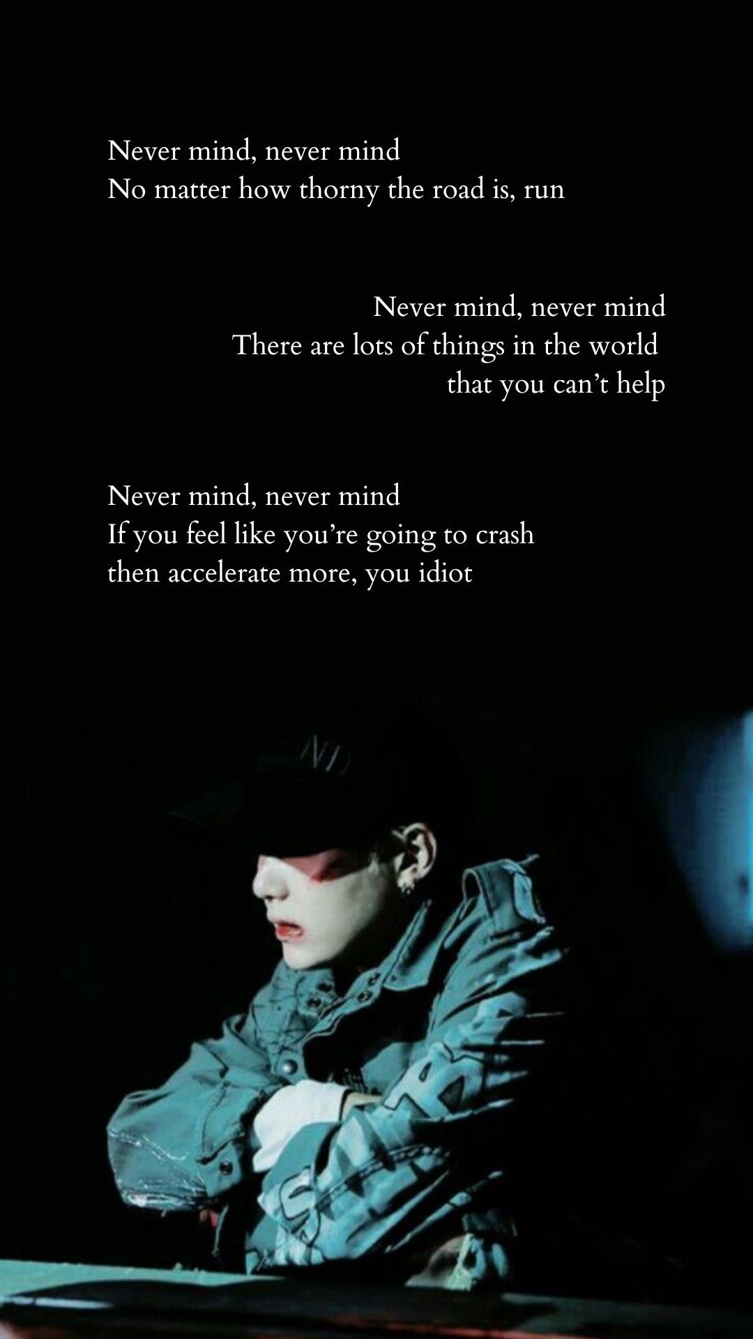 never mind bts lyrics english