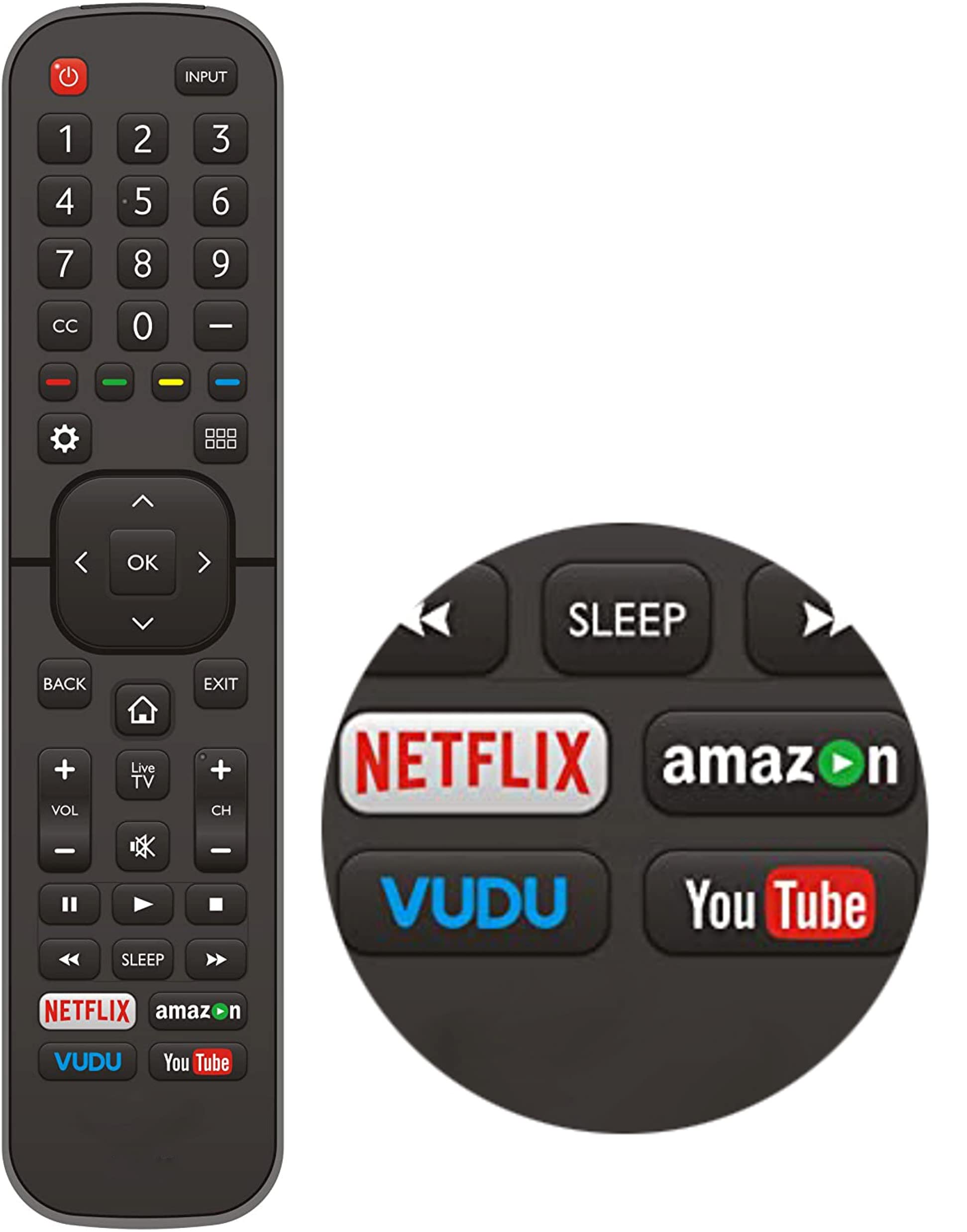 universal tv remote hisense