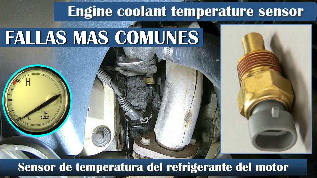 fallas del sensor de temperatura