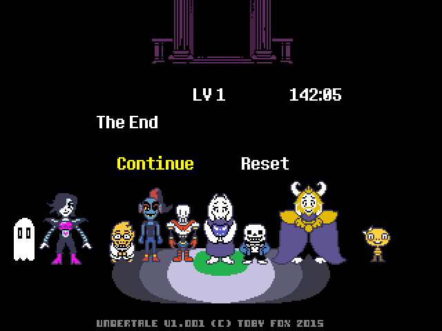 toby fox start menu