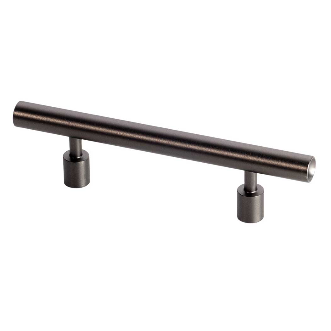 brushed black cabinet pulls