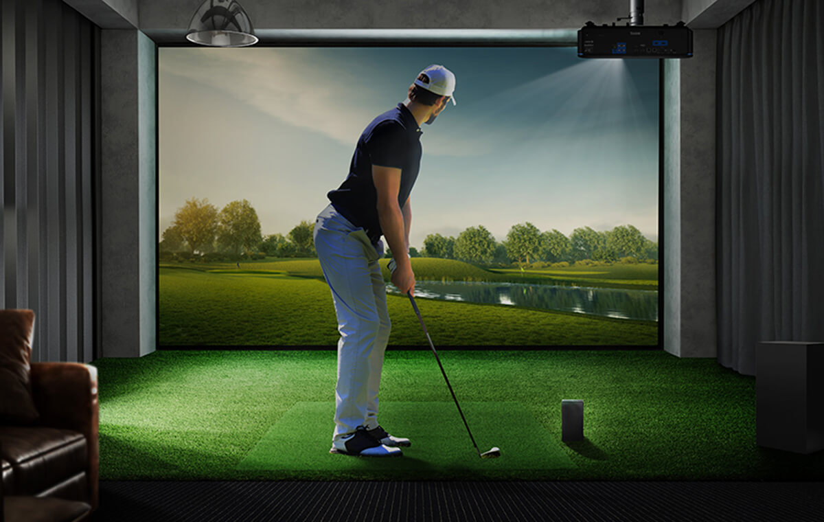 best projector for golf simulator