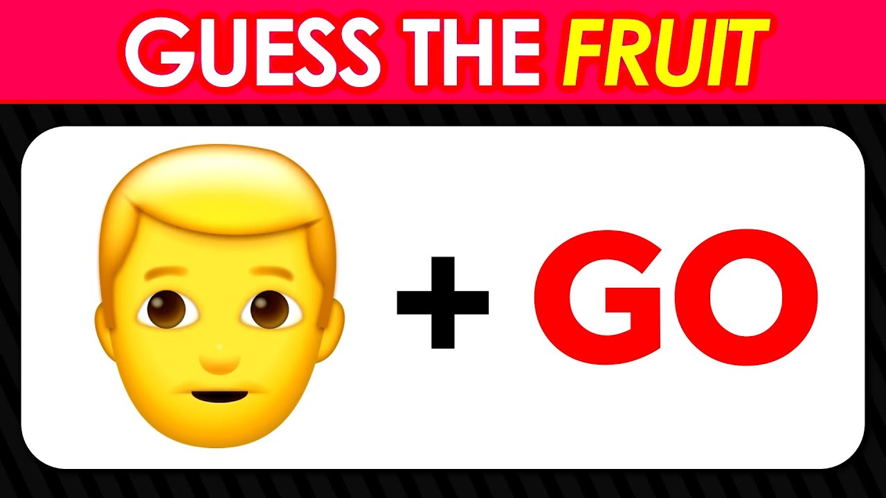 guess the fruit by emoji