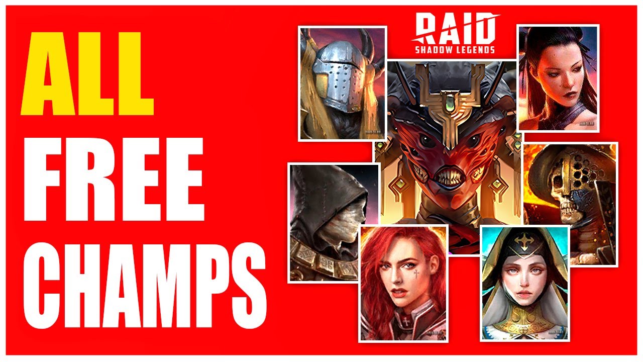 raid shadow legends free champions