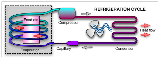 how does a refrigerator freezer work