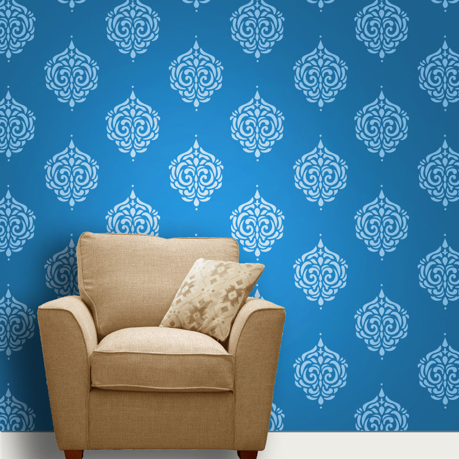 modern wall stencils india