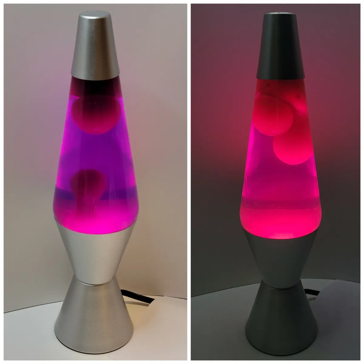 purple red lava lamp