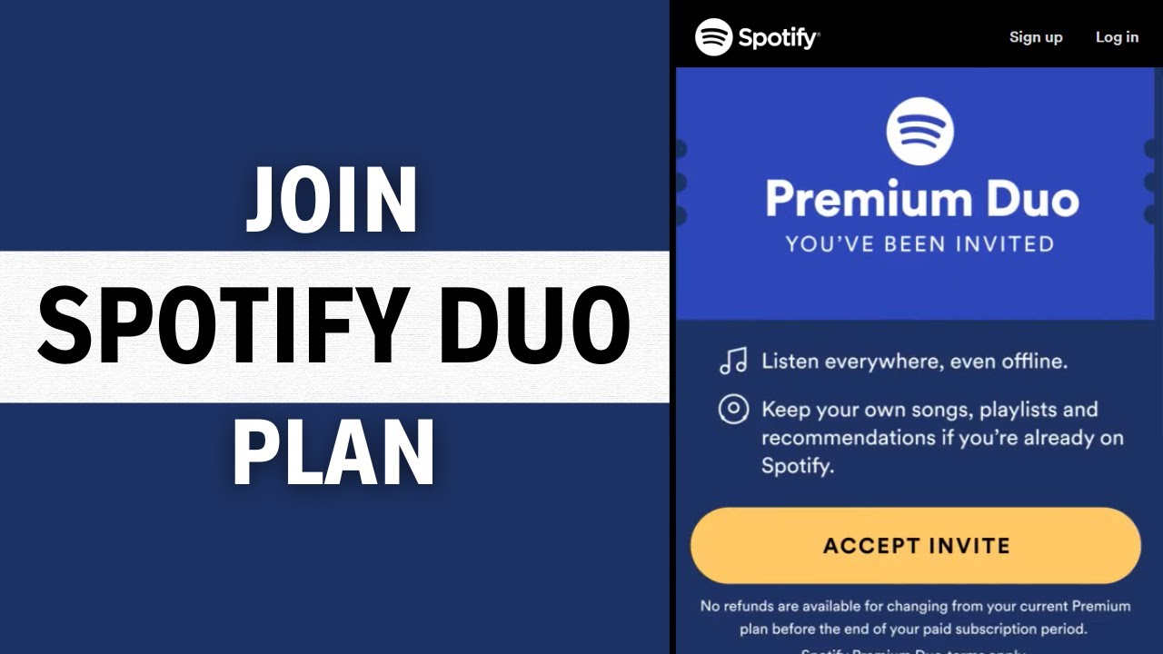spotify duo invite