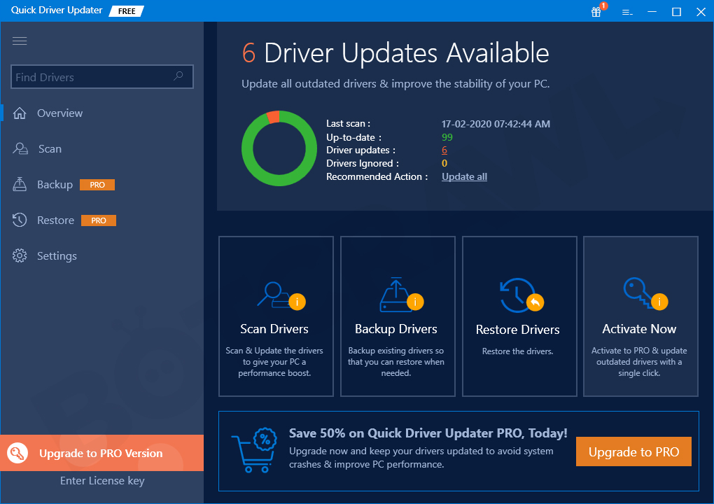 driver update virus