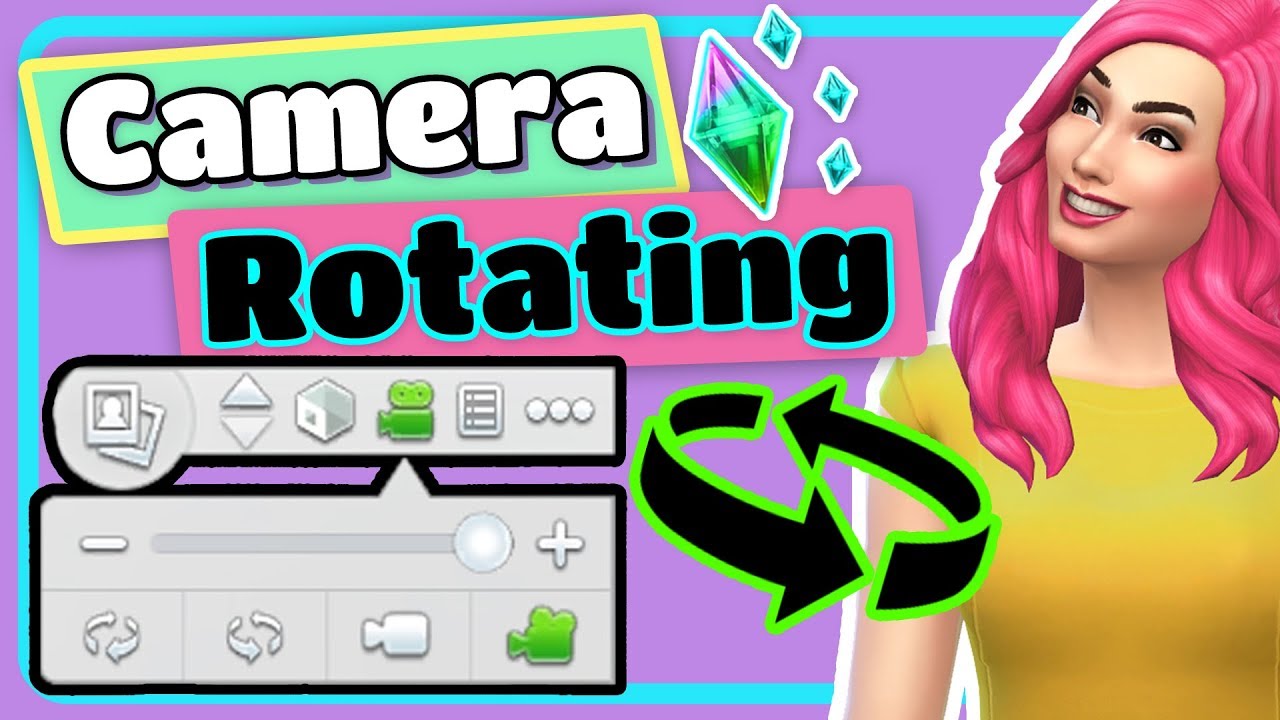 how to rotate camera sims 4 with keyboard