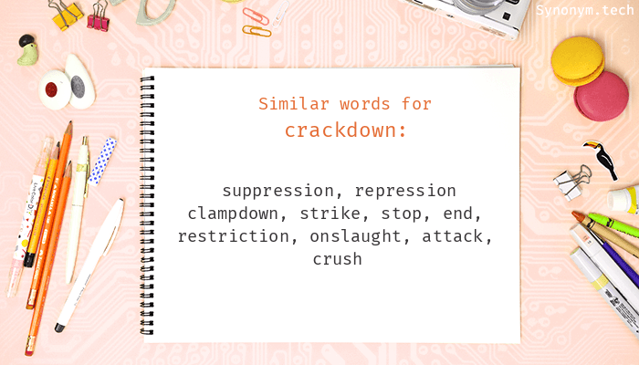 crackdown synonym