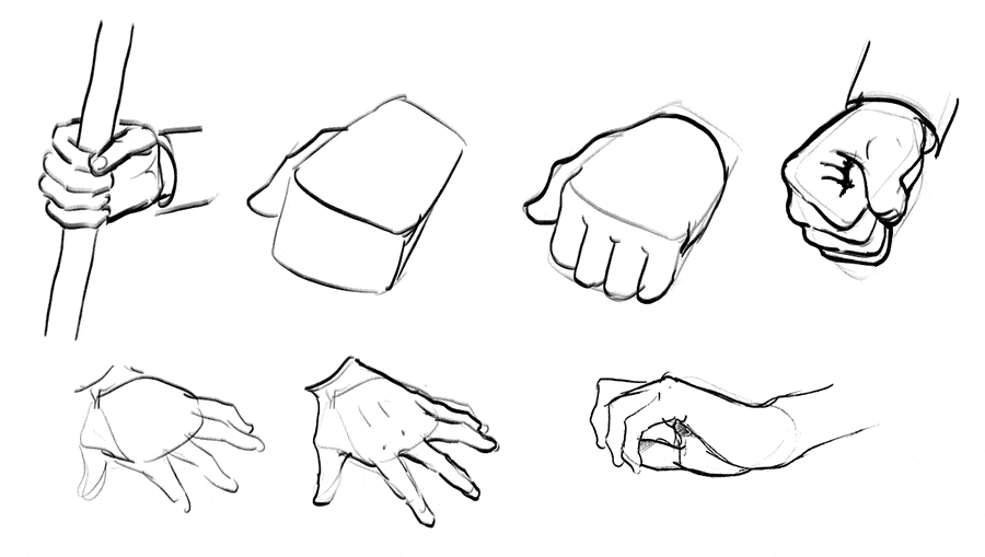 draw anime hands
