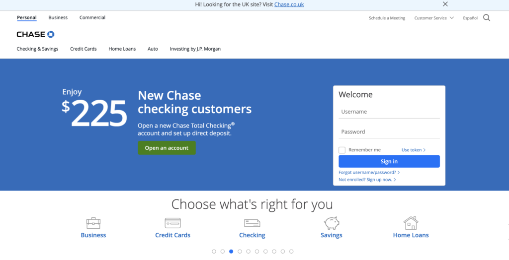 chase international fees