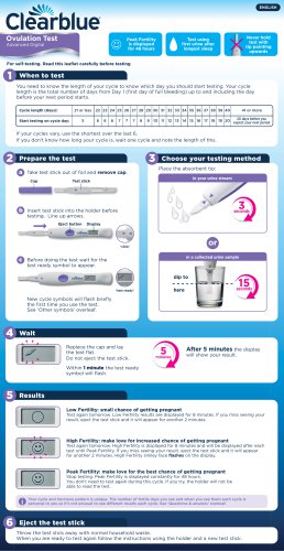 clear blue advanced digital ovulation test instructions
