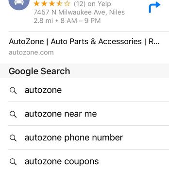 autozone near me phone number