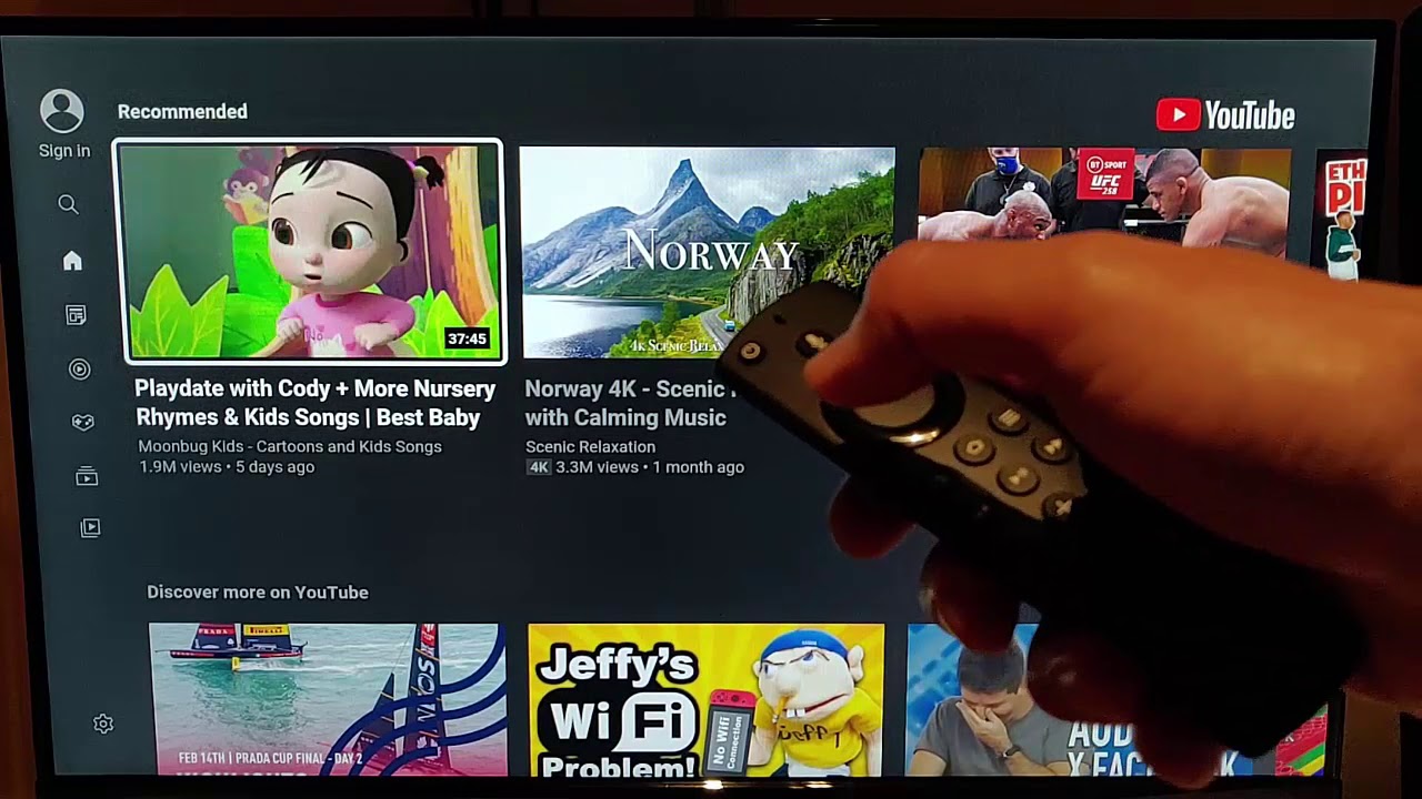 amazon fire tv youtube