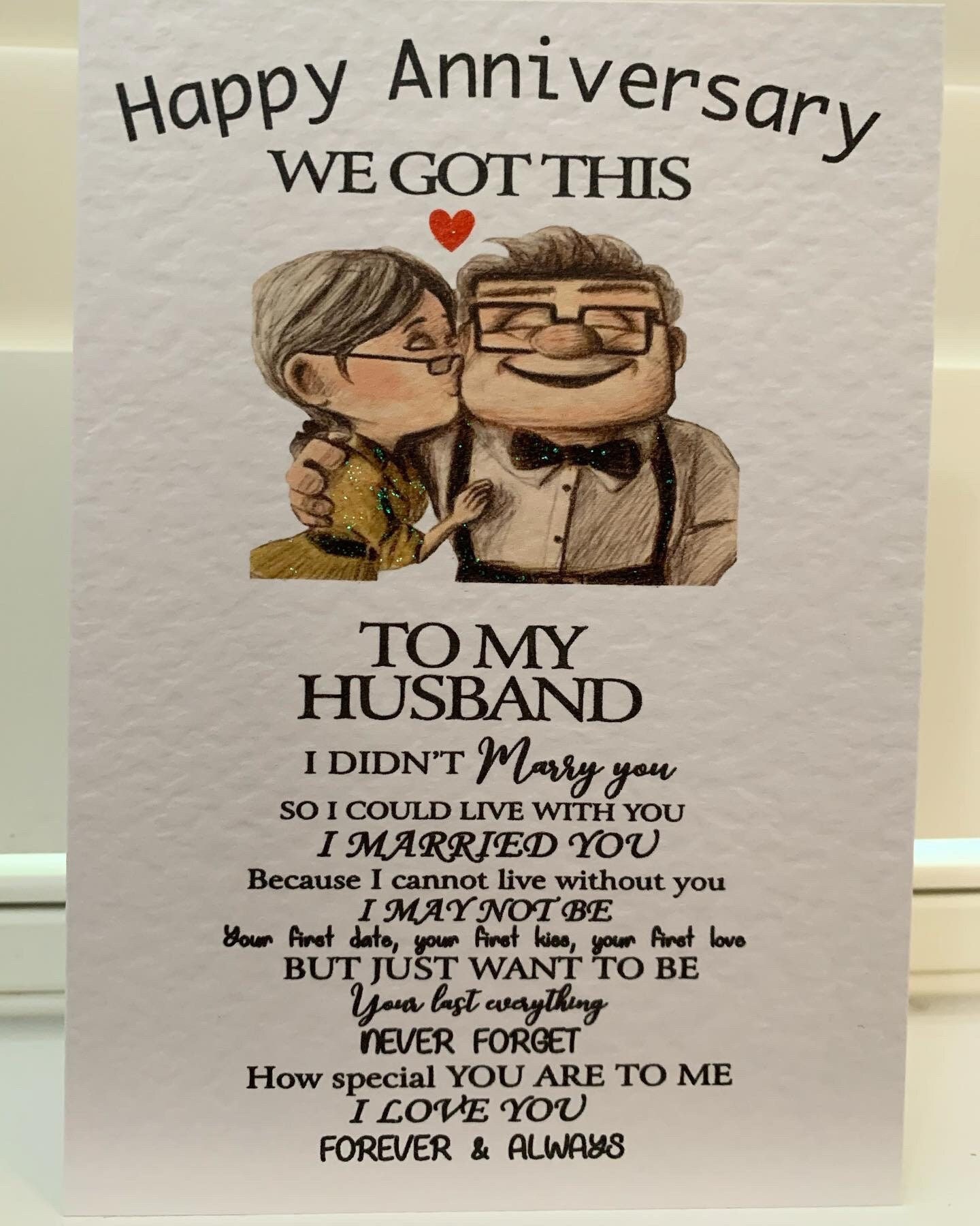 anniversary cards for husband