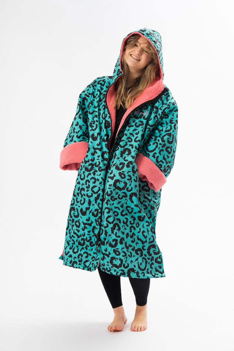 leopard print dryrobe