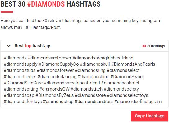 jewelry hashtags for instagram