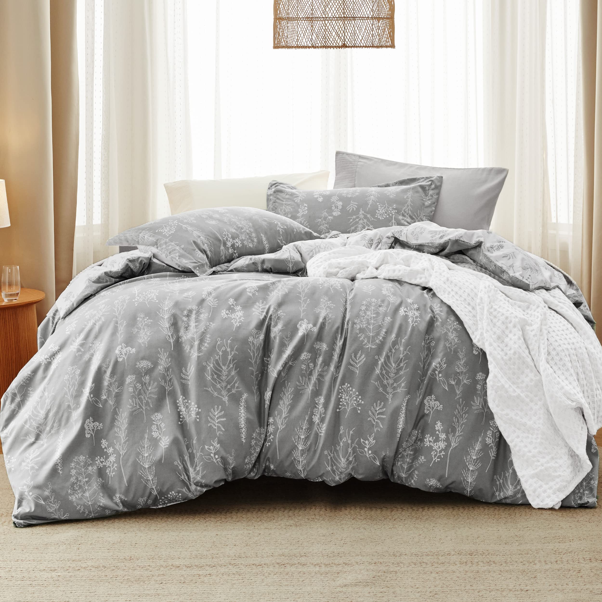 grey bedroom comforter set