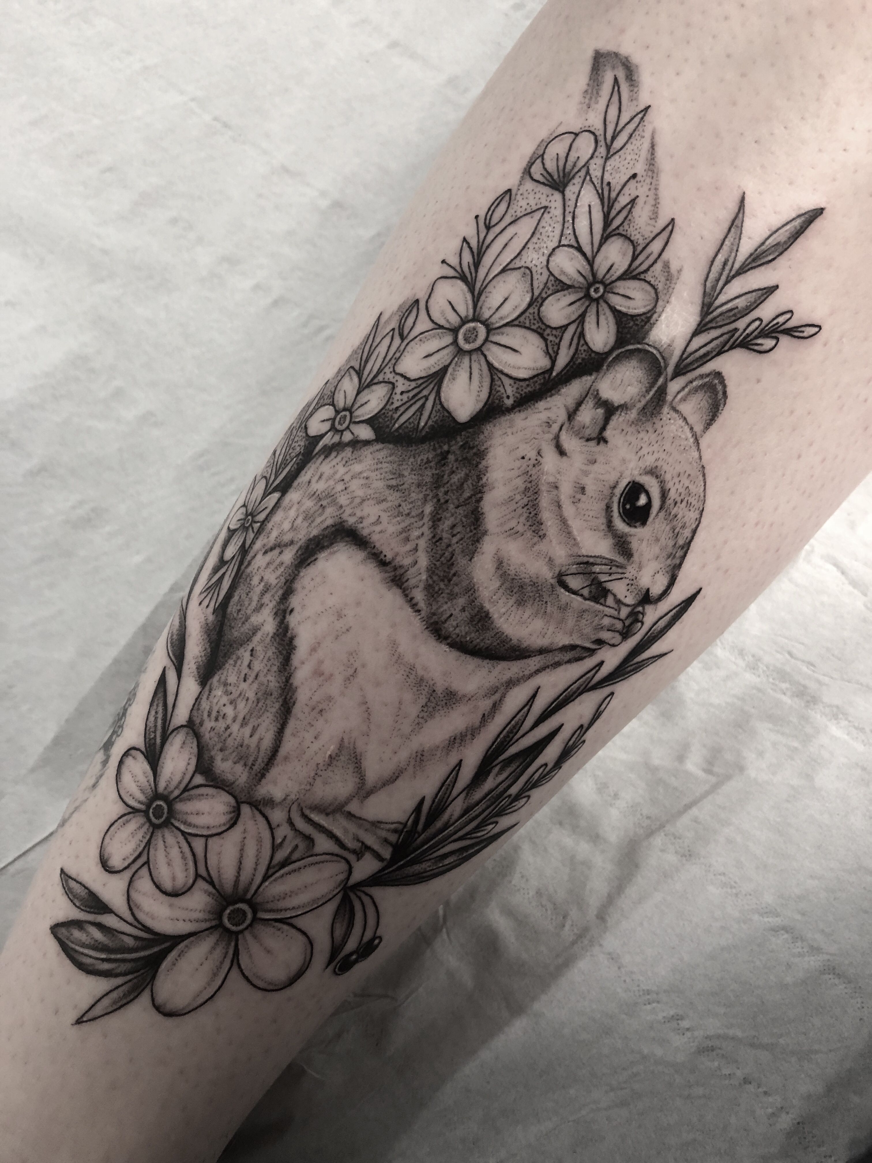 tattoo squirrel