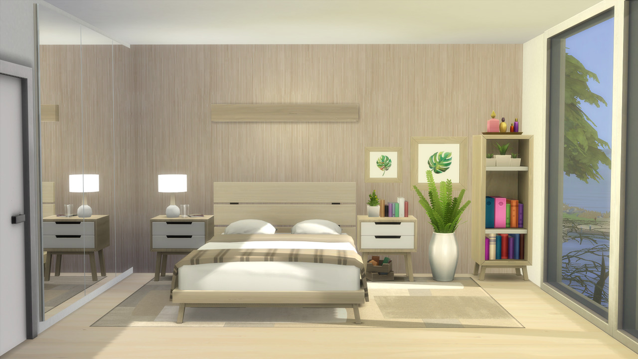sims 4 minimalist bedroom stuff