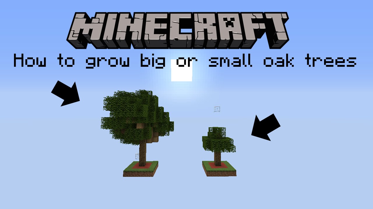 how do you grow a tree in minecraft