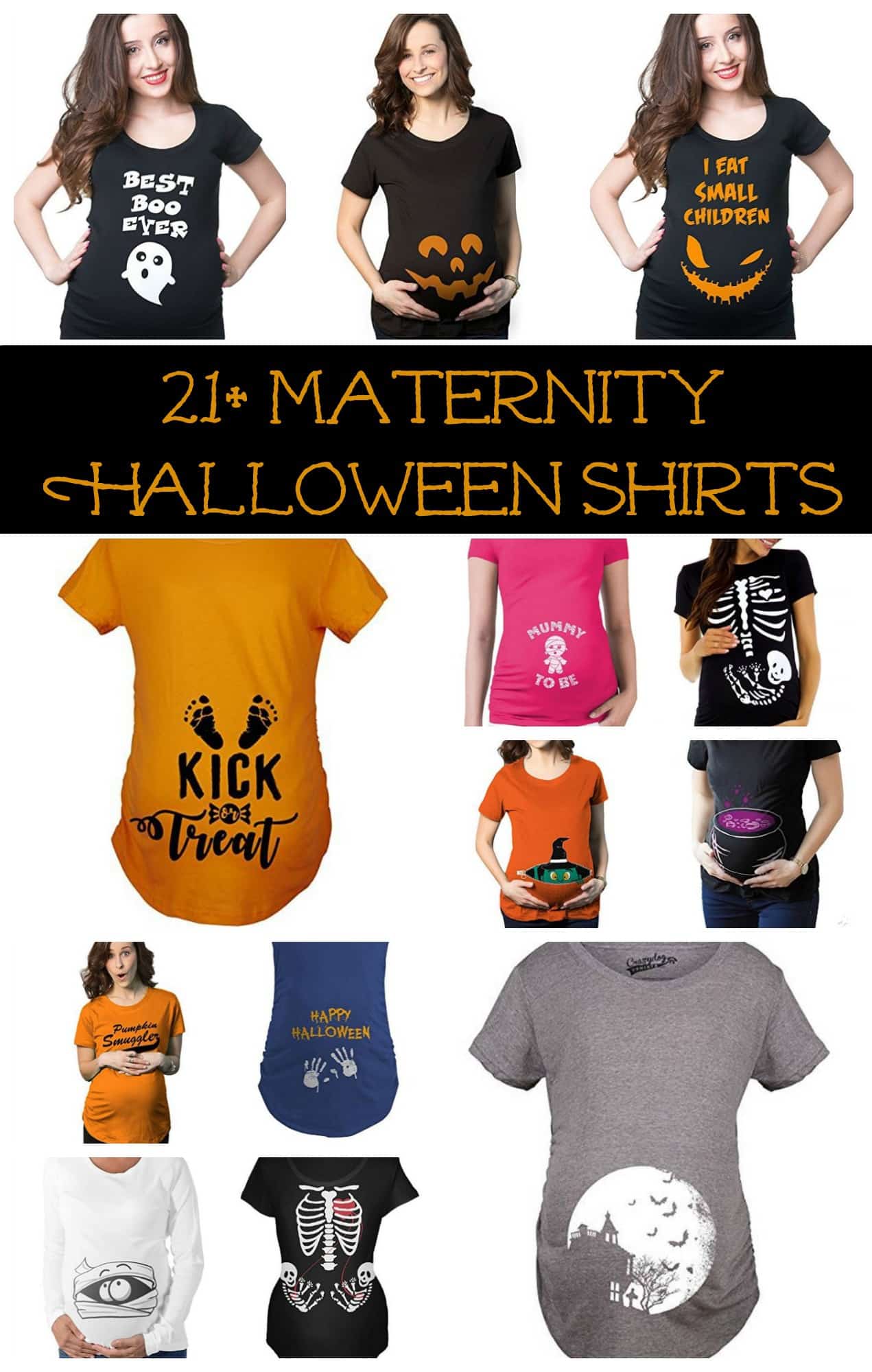 halloween maternity tees