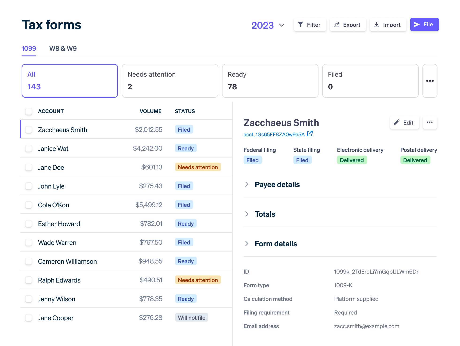 stripe 1099 login