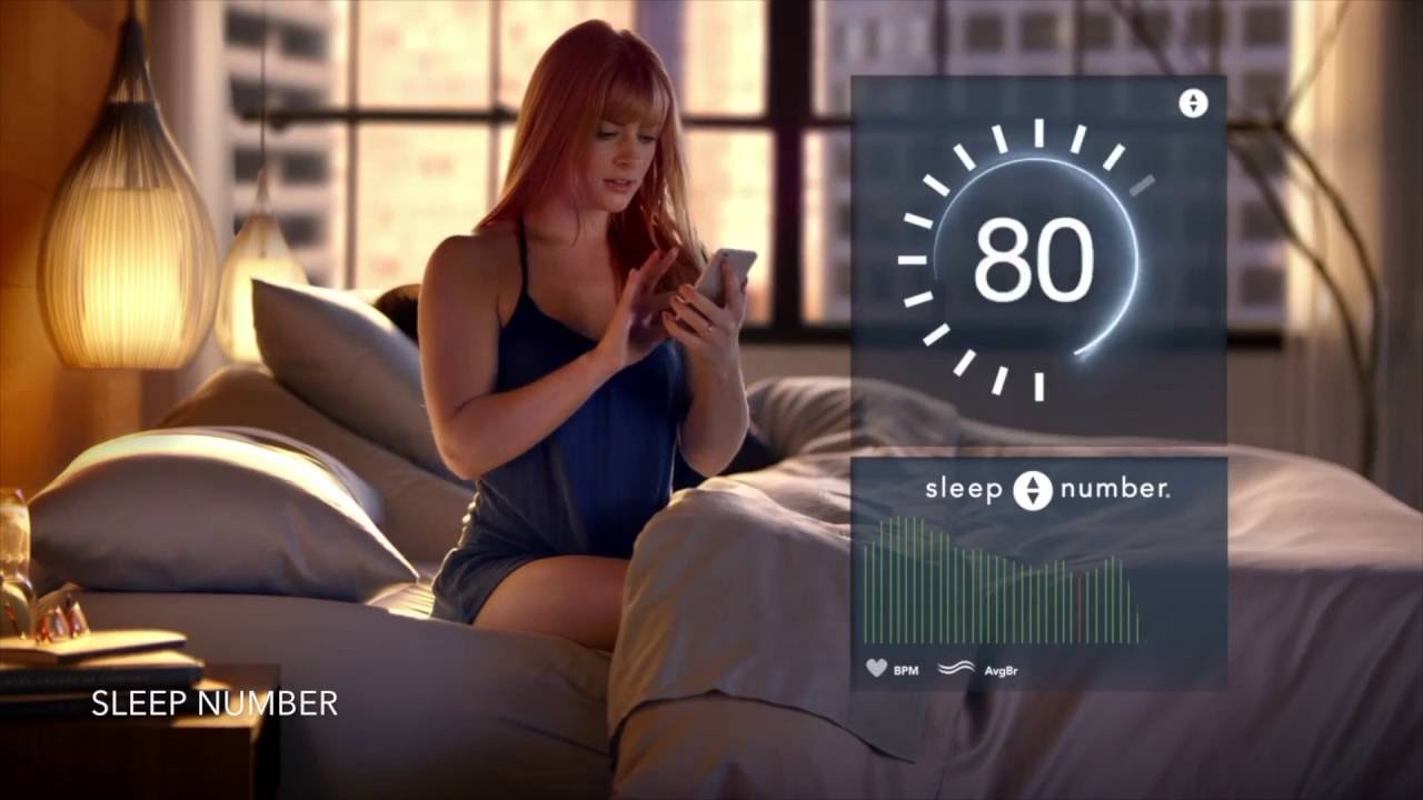 sleep number commercial woman