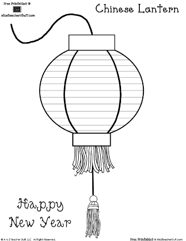 chinese lantern printable