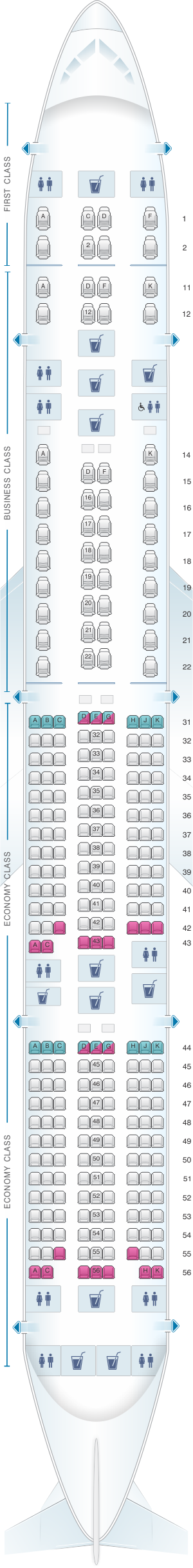 boeing 777 300er singapore airlines seat map