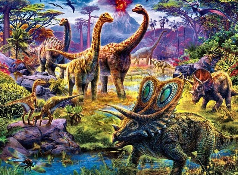 dinosaur diamond painting