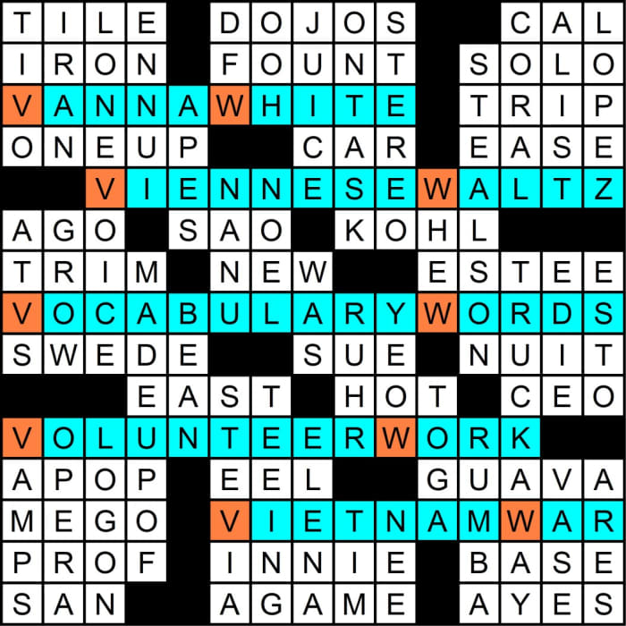 wsj crossword answers