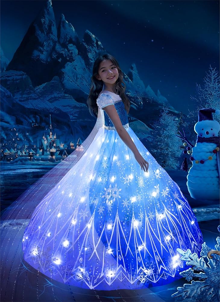 light up princess dress