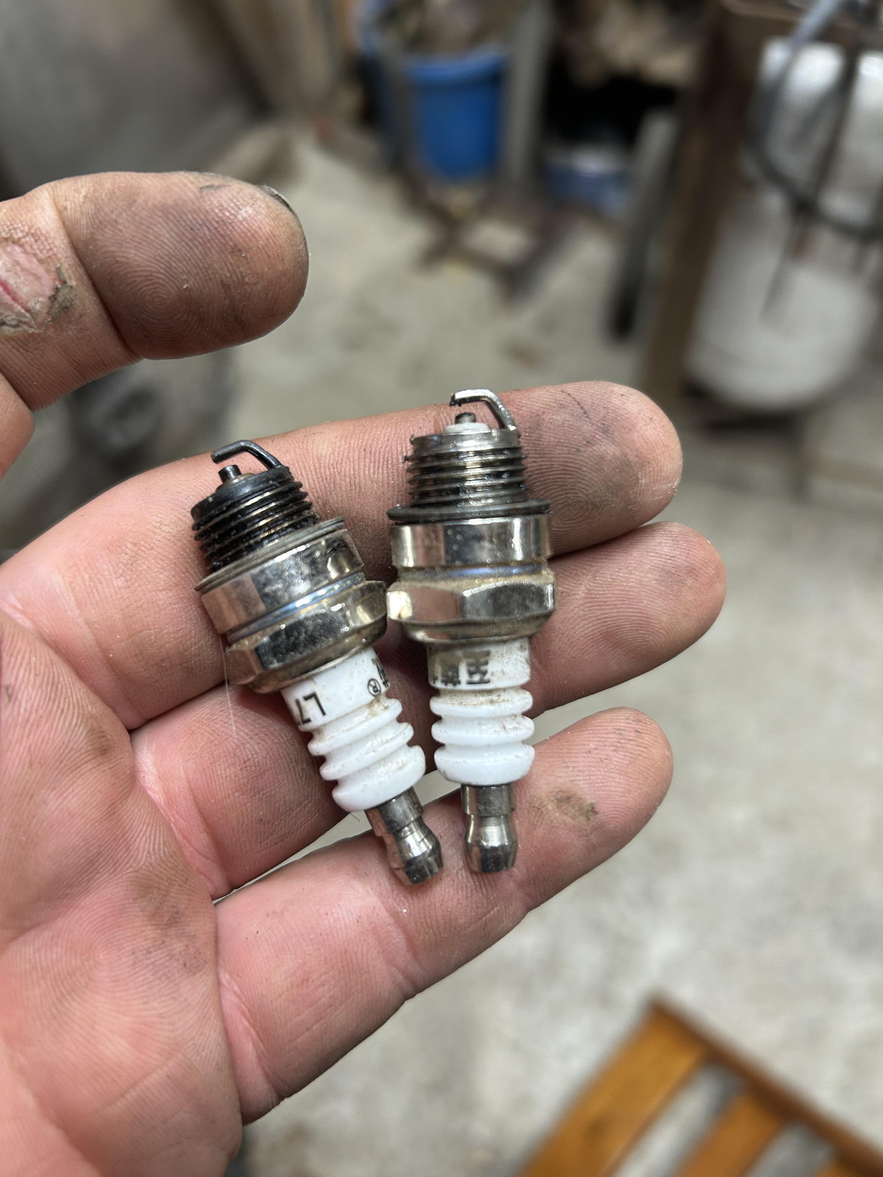 bad mower spark plug