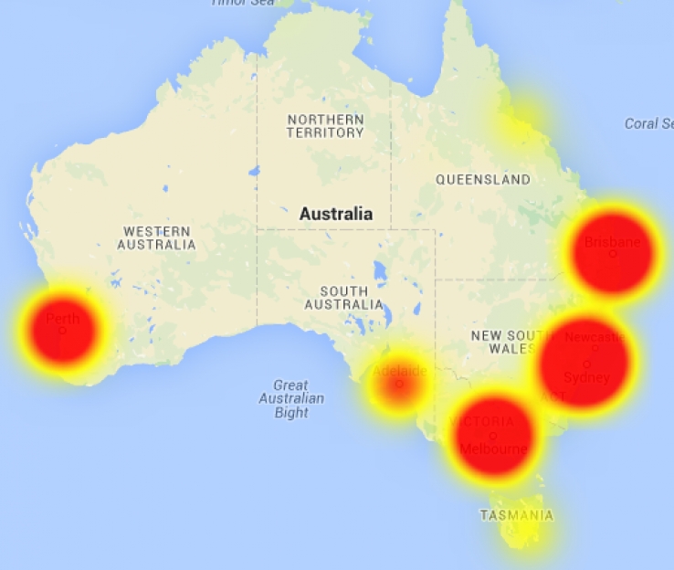 telstra outages today