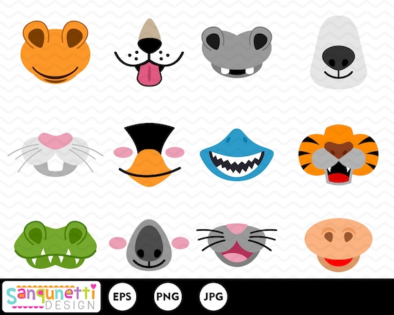 animal nose clipart