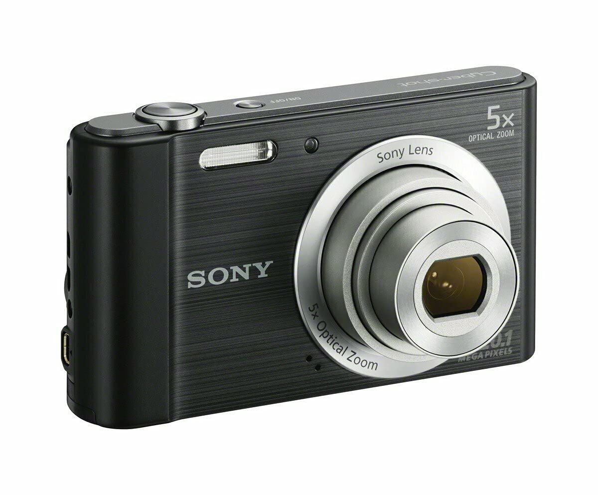 sony cyber shot dsc w800 20.1 mp digital camera black