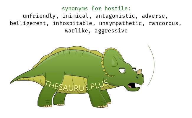 hostile synonym