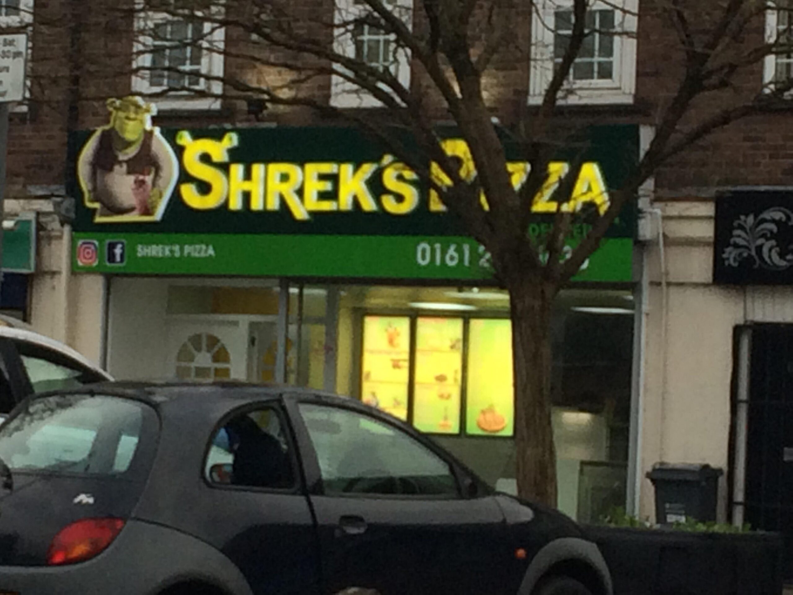 shreks pizza menu