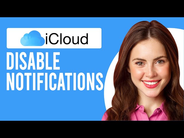 how to disable icloud notifications