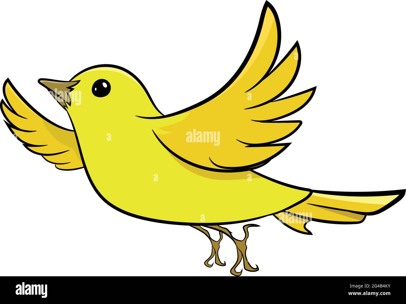 yellow bird clipart