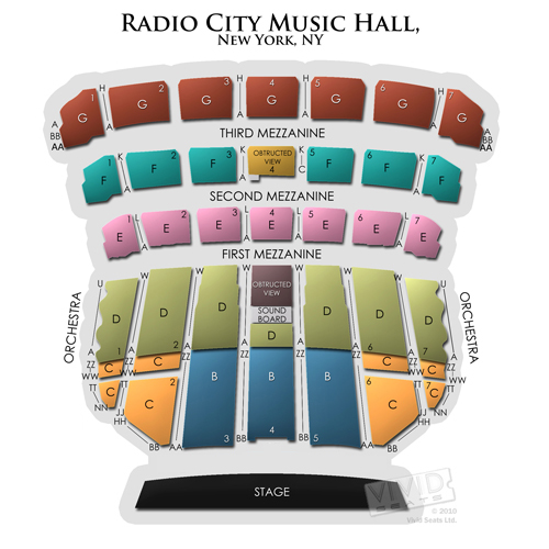 seating chart radio city