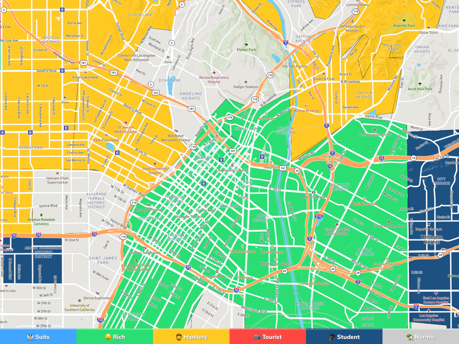 hood maps