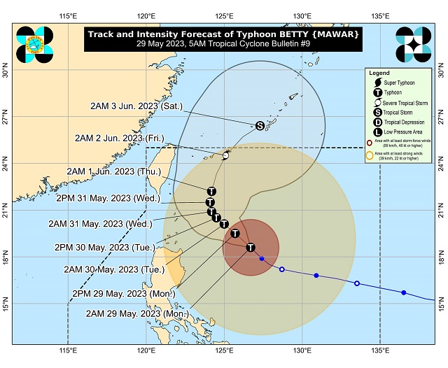 typhoon betty pagasa